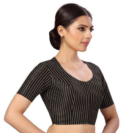 Women's s Polyester Handloom Silk Saree Blouse.