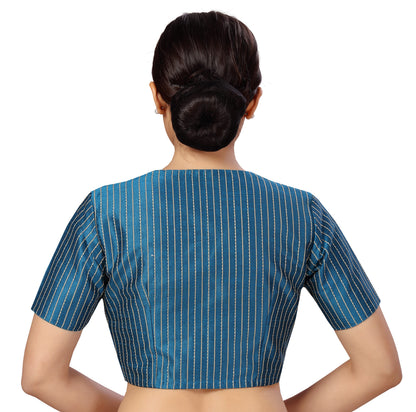 Women's s Polyester Handloom Silk Saree Blouse.