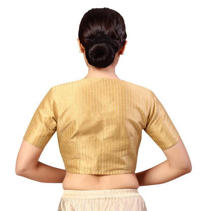 Women's s Polyester Handloom Silk Saree Blouse.
