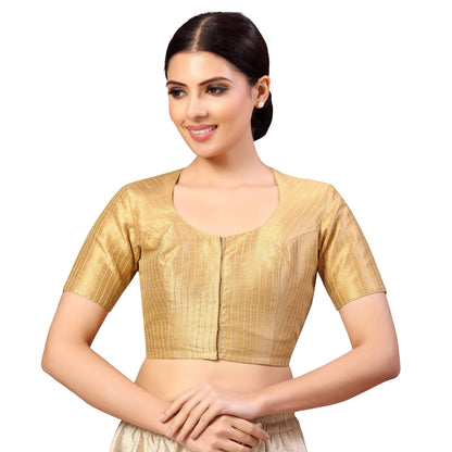 Women's s Polyester Handloom Silk Saree Blouse.