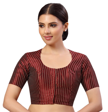 Women's s Polyester Handloom Silk Saree Blouse.