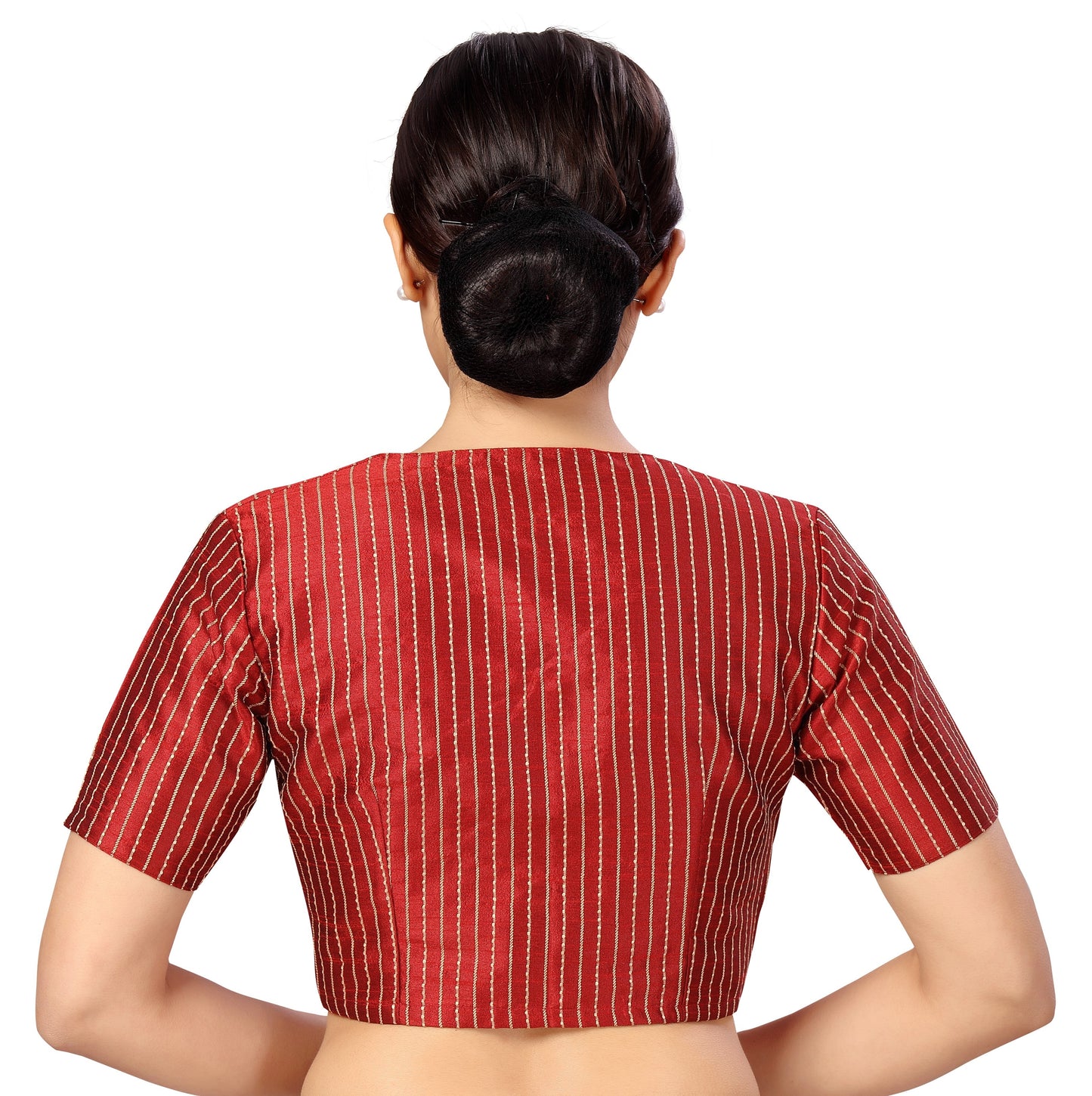 Women's s Polyester Handloom Silk Saree Blouse.