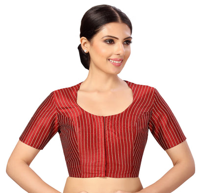 Women's s Polyester Handloom Silk Saree Blouse.