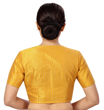 Women's s Polyester Handloom Silk Saree Blouse.