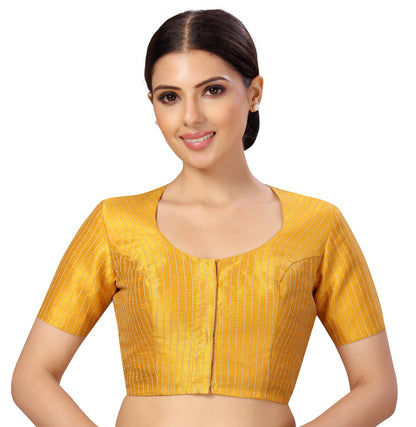 Women's s Polyester Handloom Silk Saree Blouse.