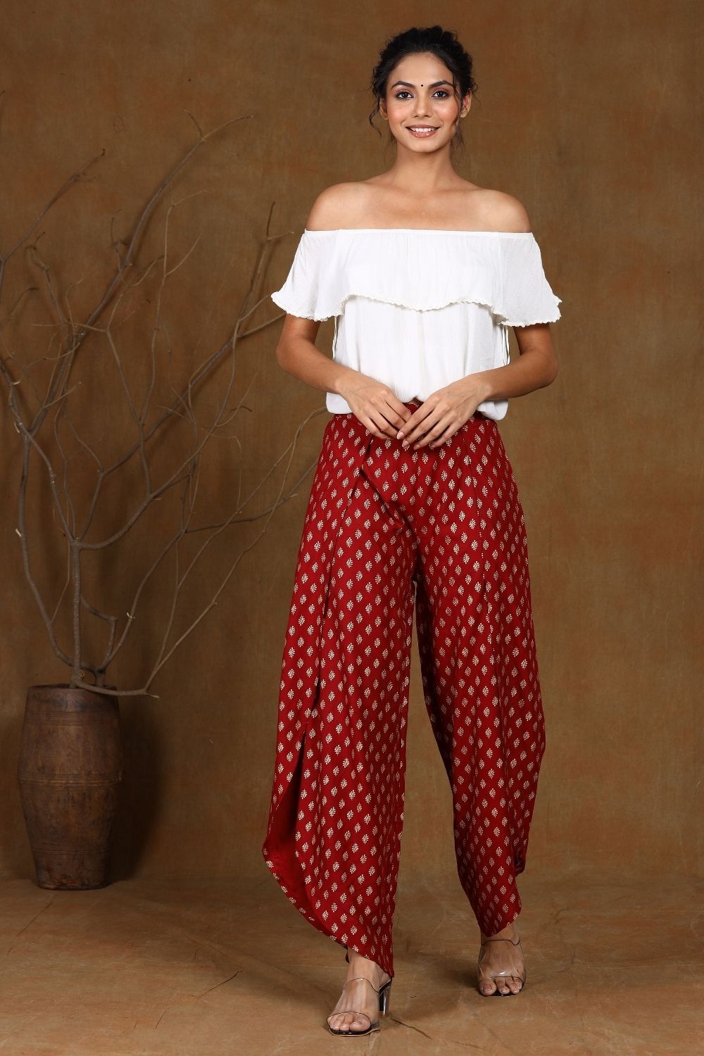 Women's Rayon Printed Dhoti Pants