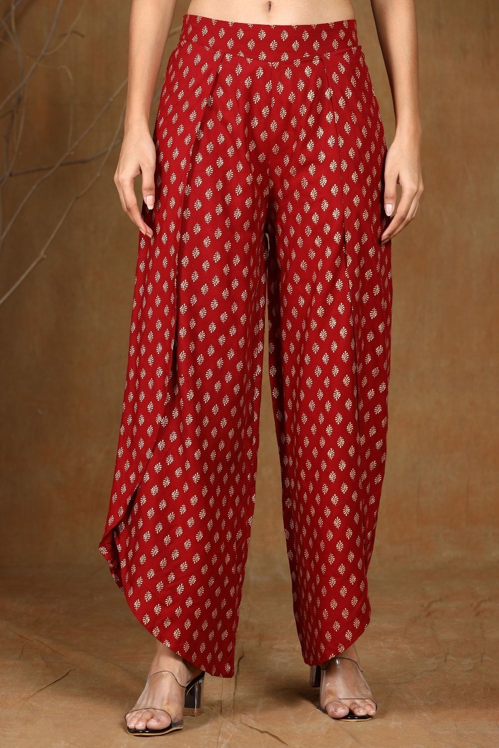 Women's Rayon Printed Dhoti Pants