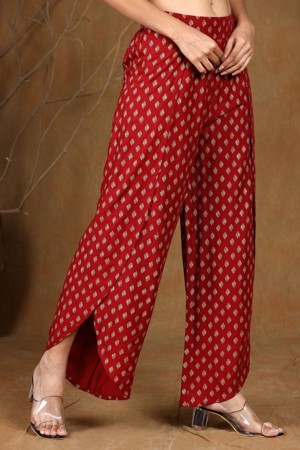 Women's Rayon Printed Dhoti Pants