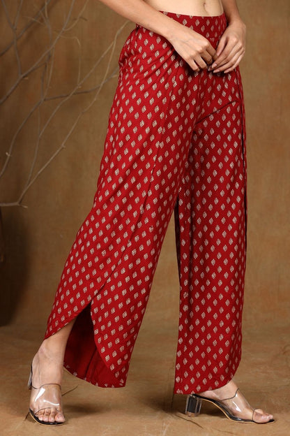 Women's Rayon Printed Dhoti Pants