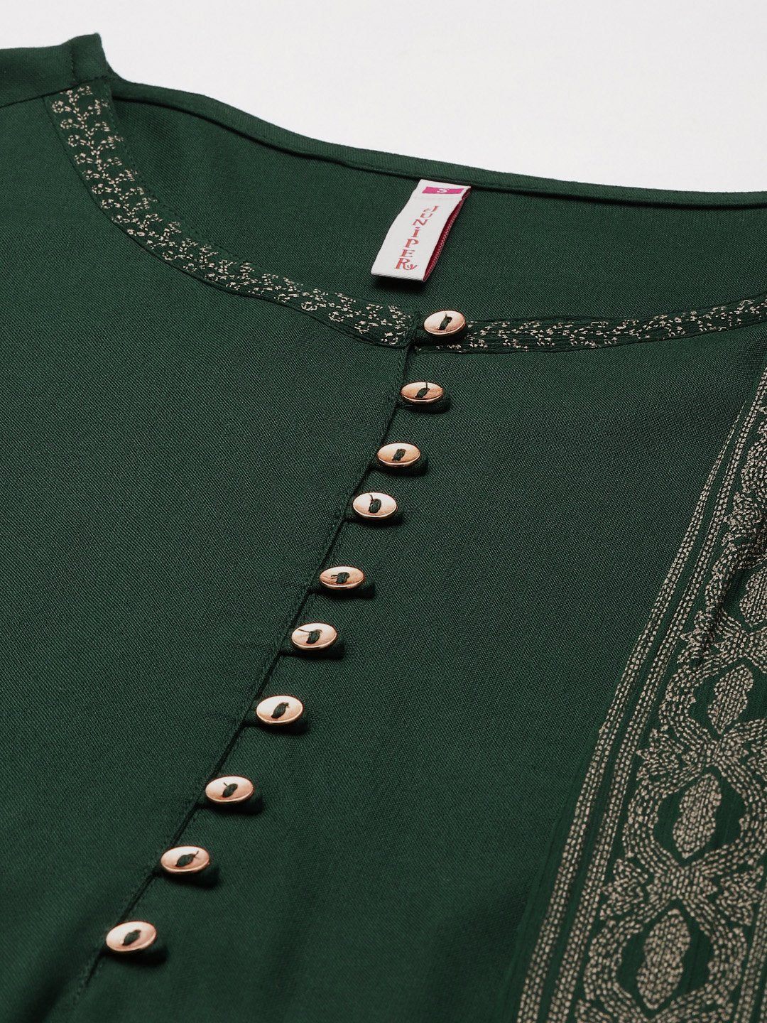 Women's Rayon Kurta with Chiffon Drape