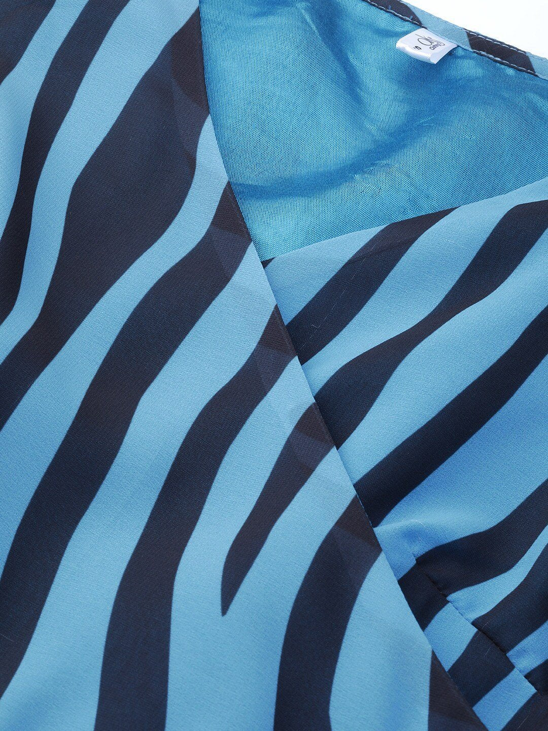 Women's Zebra Crop Top with Skirt