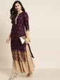 Women's Rayon Printed Straight Kurt