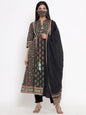 Women's Printed Flared Kurta Pant Dupatta Set