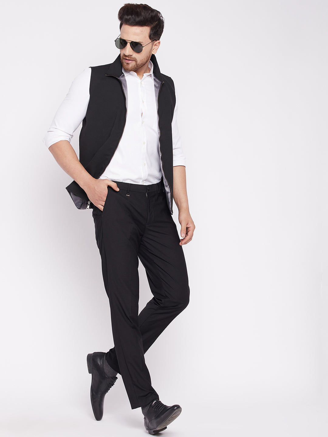 Men's Nehru Jacket With Welt Pocket