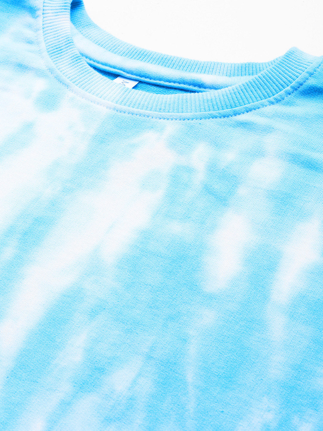 Women's Blue Ombre Dye Sweatshirt With Joggers