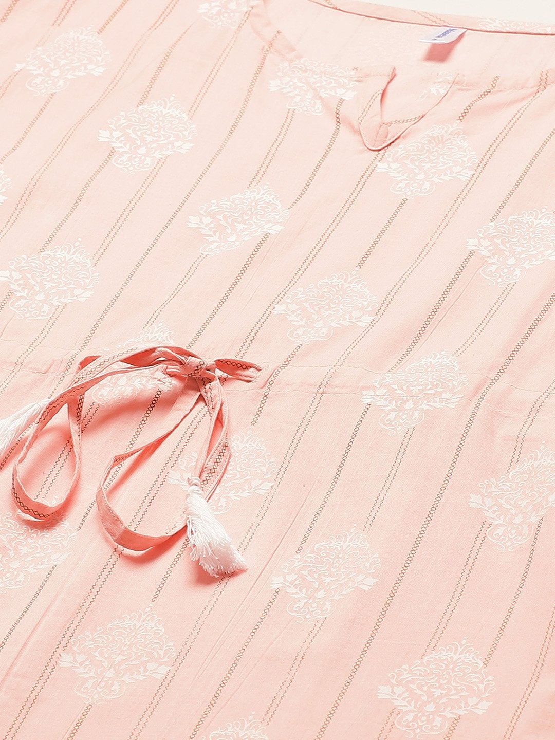 Women's Cotton Pink Kaftan