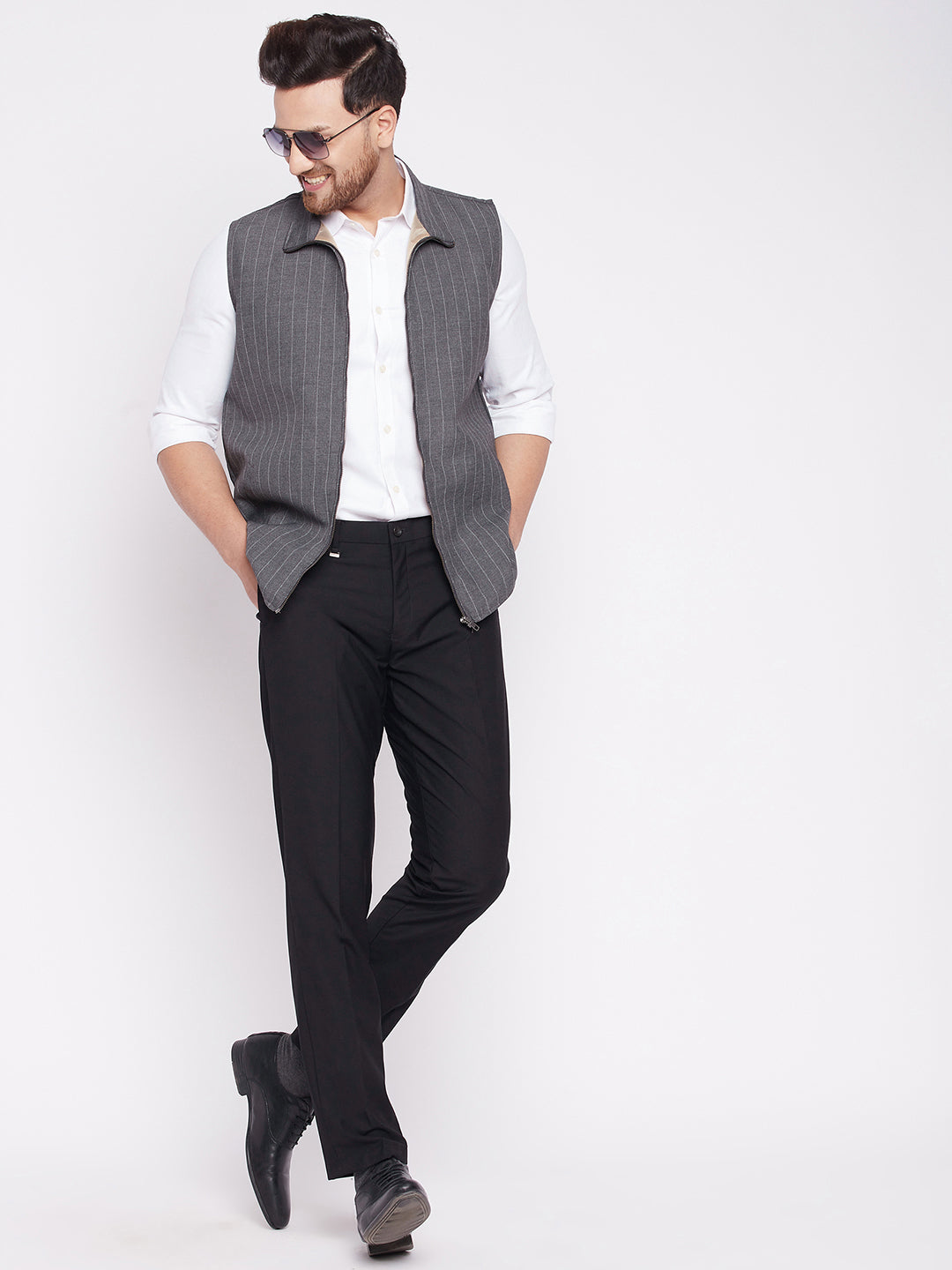 Men's Nehru Jacket With Welt Pocket