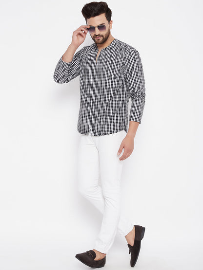Men's Solid Cotton Kurta
