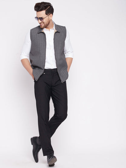 Men's Nehru Jacket With Welt Pocket