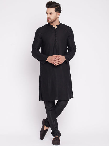Men's Kurta with Slit Necklin