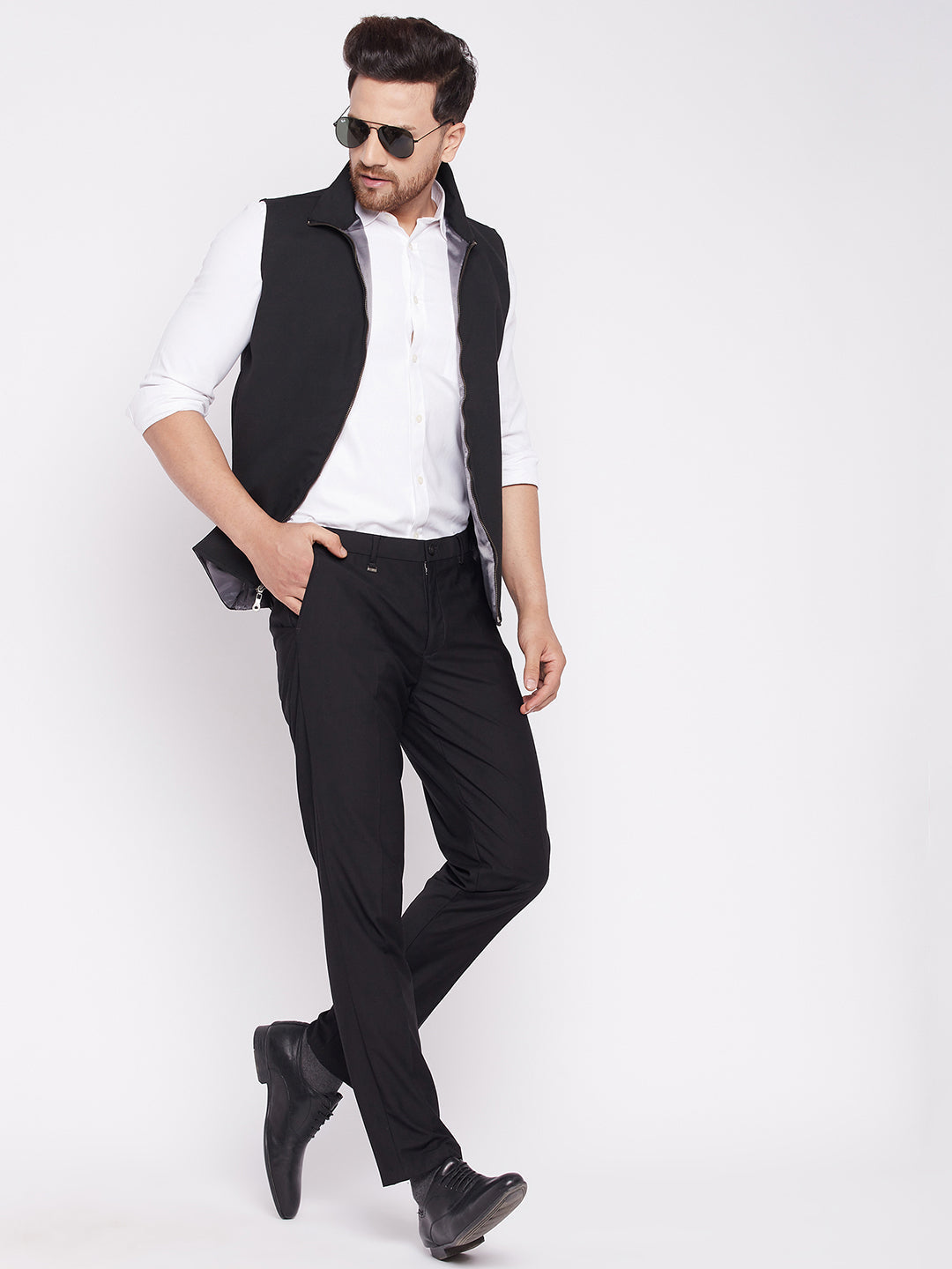 Men's Nehru Jacket With Welt Pocket