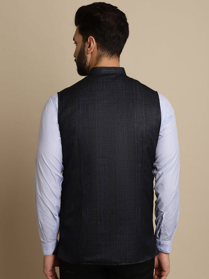 Men's Mandarin Collar Waistcoat