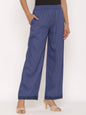 Women's Rayon Embellished Wide-Leg Palazzo