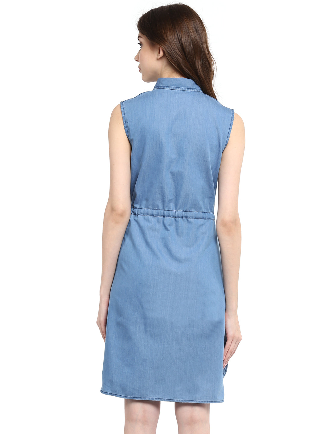Women's  front Zip Closure Tunic Dress