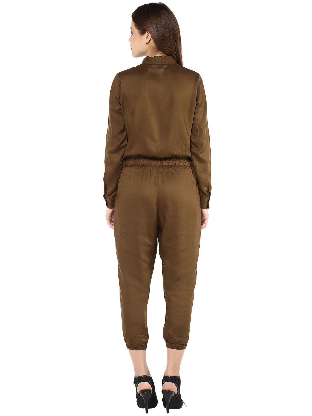 Women's  Olive Jumpsuit