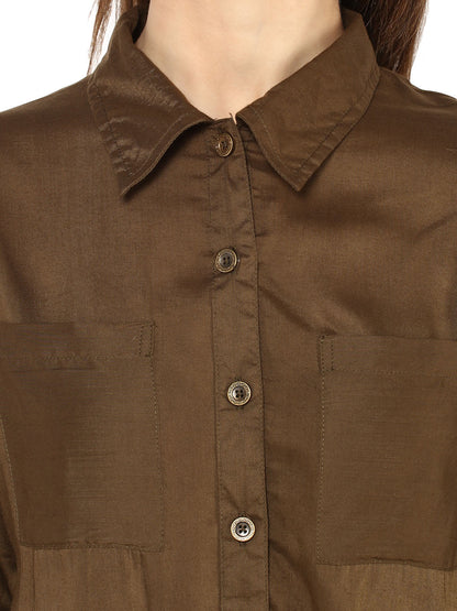 Women's  Olive Jumpsuit