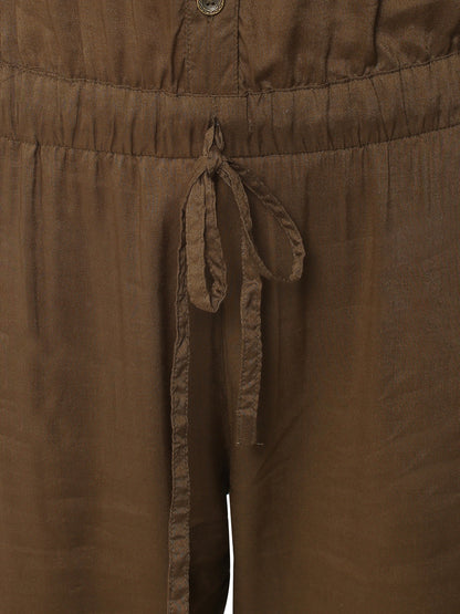 Women's  Olive Jumpsuit
