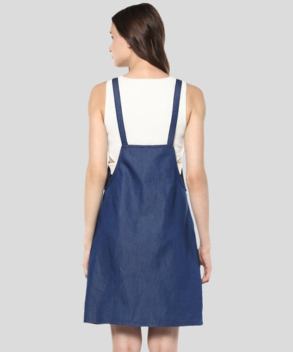 Women's Denim Dungaree Dress