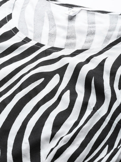 Women's  Printed Top with Palazzos