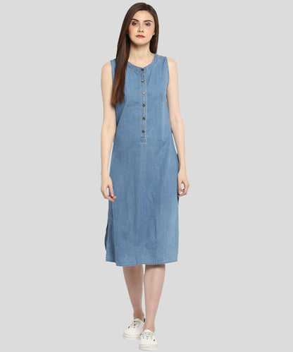 Women's Denim Mid Length dress