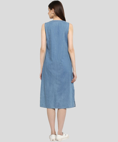 Women's Denim Mid Length dress