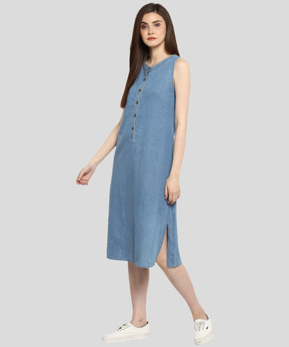 Women's Denim Mid Length dress