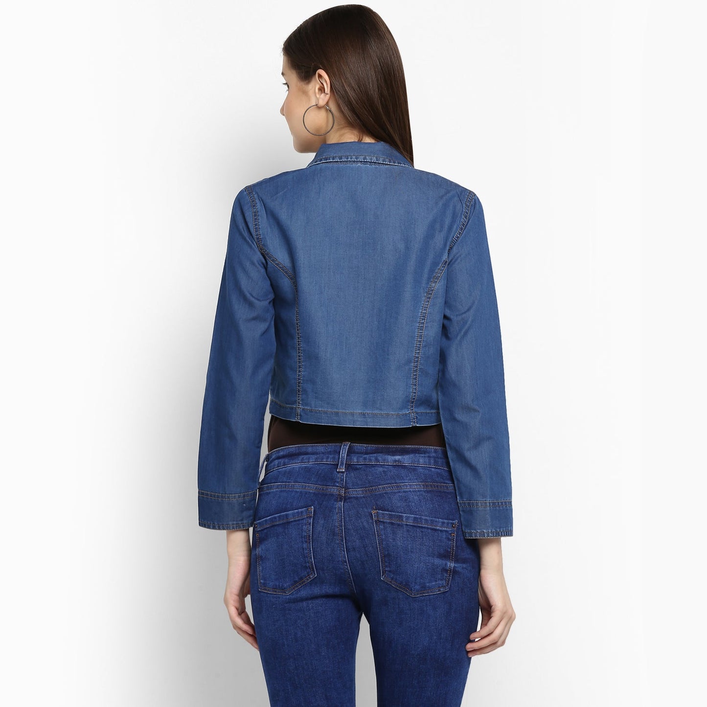 Women's Pleating and Smocking Detail Shrug