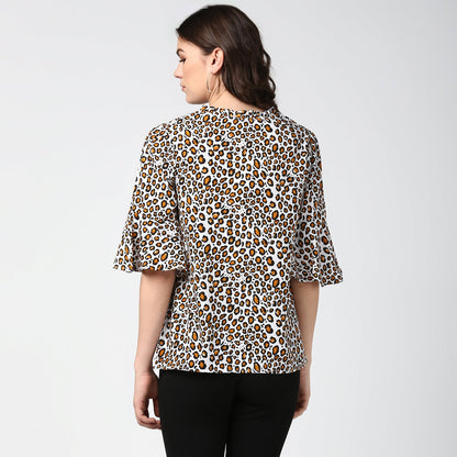 Women's Animal Print Top
