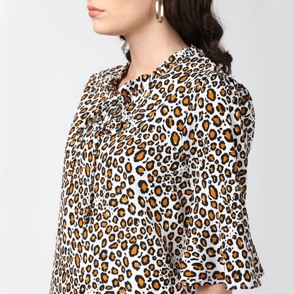 Women's Animal Print Top