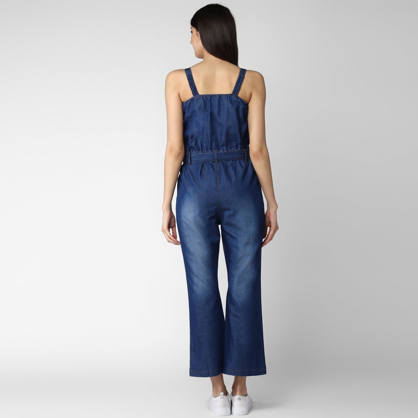 Women's Denim Strap Style Jumpsuit