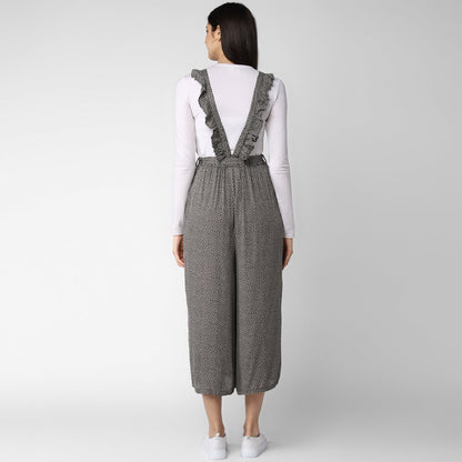 Women's Rayon Crepe Pinafore Pants cum Dungaree (Inner not provided)