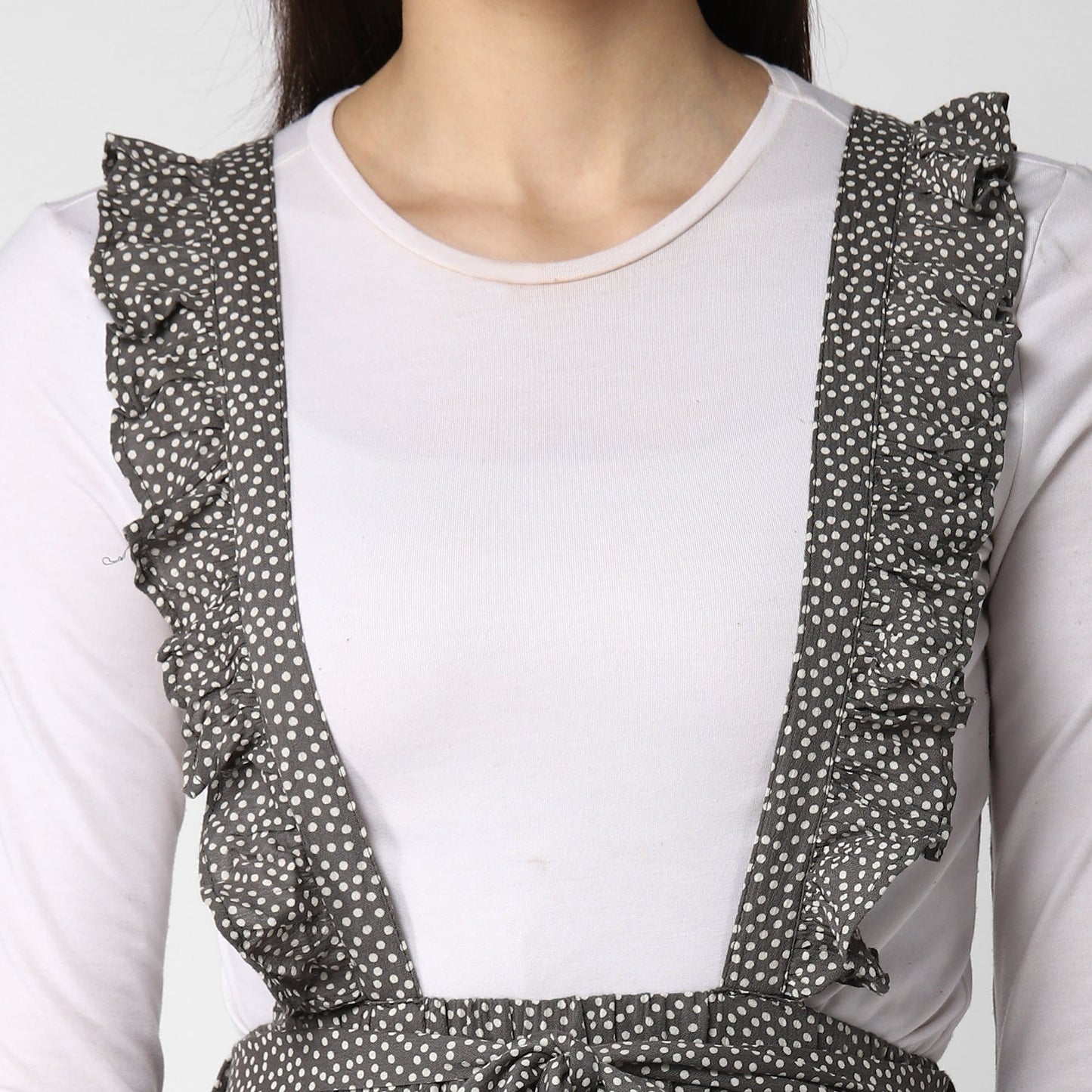 Women's Rayon Crepe Pinafore Pants cum Dungaree (Inner not provided)