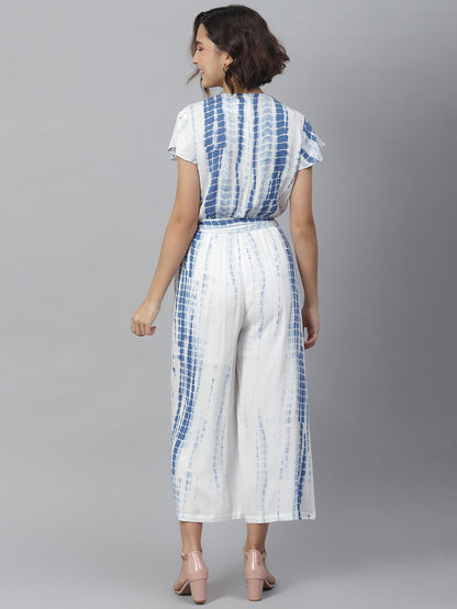 Women's Rayon Tie & Dye printed Jumpsuit