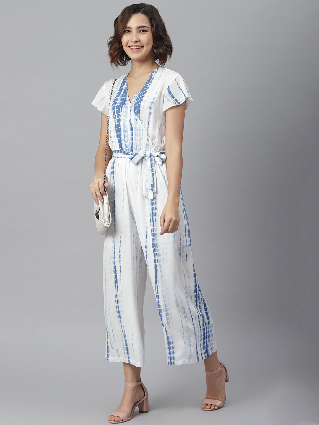 Women's Rayon Tie & Dye printed Jumpsuit