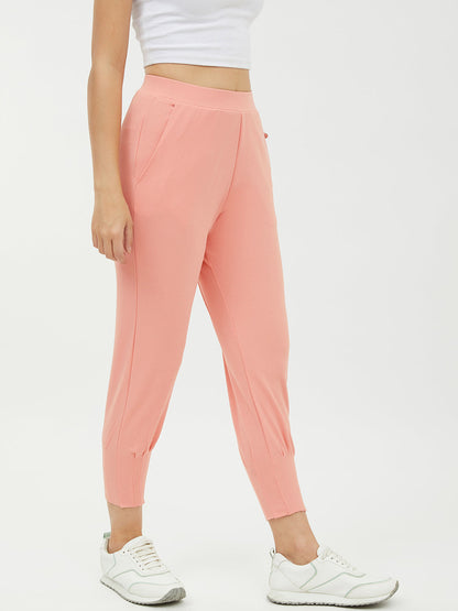 Women's Pink Jogger Style Trousers