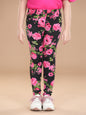 Girl's  Cotton Floral Printed Jegging - S