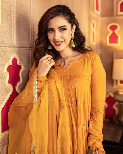 Women's Rasikpriya Handpainted Suit Set