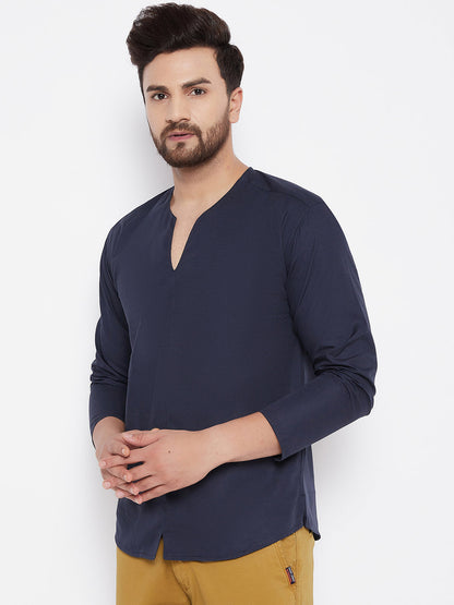 Men's Solid Cotton Kurta