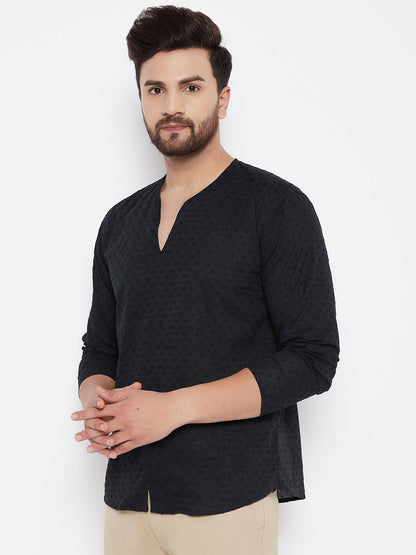 Men's Solid Cotton Kurta