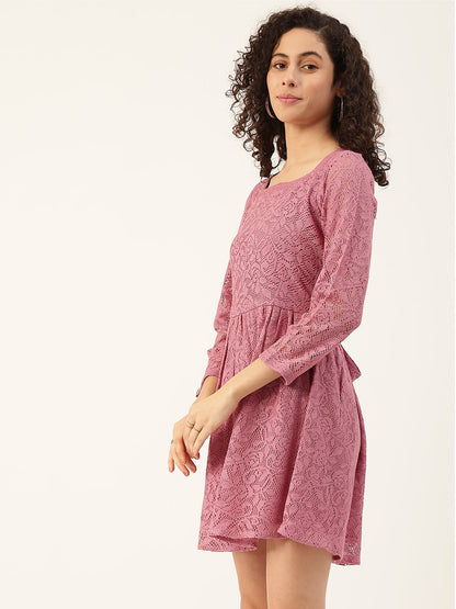 Women's Lavender Net Dress